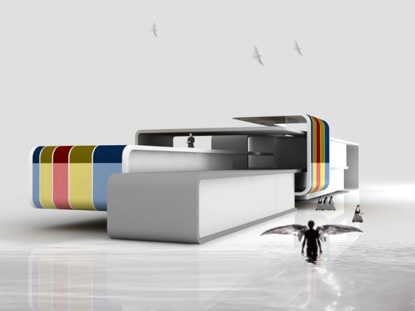 « Rubans dans l’espace », un complexe paroissial de PROGETTOSPORE + Samuele Calamai Rubans dans l'espace - complexe paroissial - PROGETTOSPORE + Samuele Calamai - 2