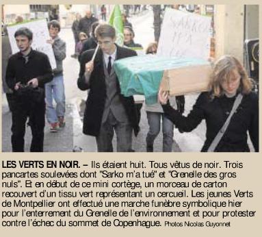 Les Jeunes Verts de Montpellier enterrent leurs espoirs écologiques (partie 2)