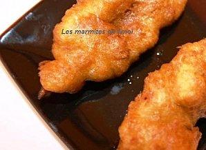 tempura de poulet au réglisse par les marmites en émoi-