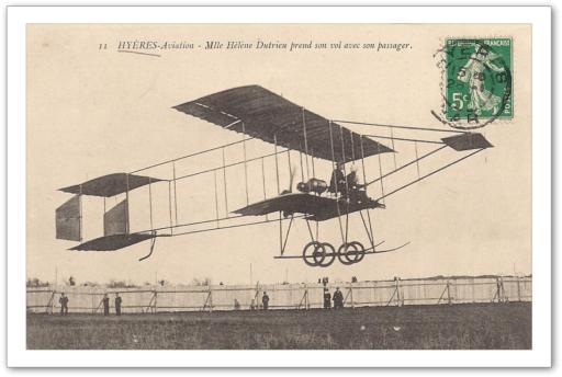 Son avion de type Farman dutrieu