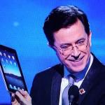 Stephen Colbert rigole de l’iPad