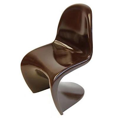 chaise design chocolat Chaise Wave version chocolat, 98 €