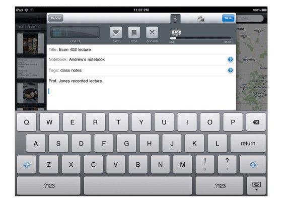 ipad-evernote-1 ipad evernote 1 Evernote lance une version pour liPad
