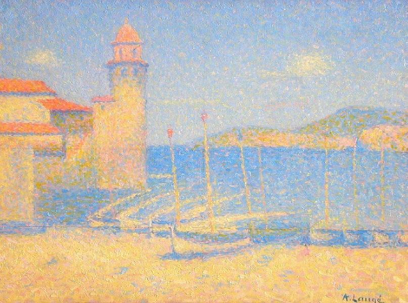 Achille Laugé 1861 1944 Peintre Français Le Point La Ligne La