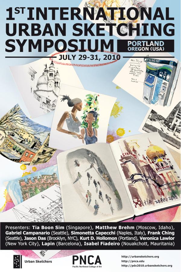 1st international urban sketching symposium - portland portland symposium