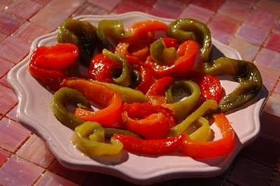 salade de poivrons à la marocaine