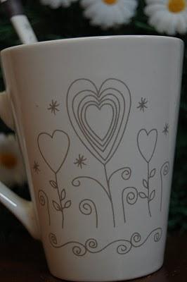 Tasses pour petit déj peintes à la main Tasses pour petit déj peintes à la main