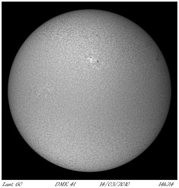 Images solaires de Mars 2010 Images solaires de Mars 2010