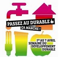 Le Programme Alsace des 6 et 7 avril de la Semaine du Développement Durable