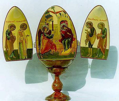 Annonciation et Pâques Annonciation-oeuf de Pâques