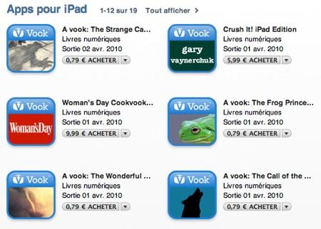 Les Vook optimisés pour l’iPad