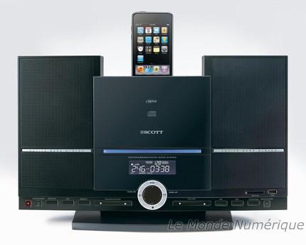 Scott Sumba i-WXH 120, station d’accueil iPod à accrocher au mur