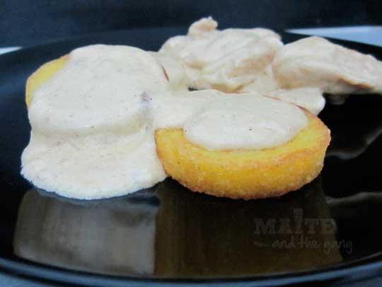 POULET_CREME_POLENTA_ZOOM Poulet à la crème & polenta frite