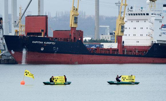 Déchets nucléaires : malgré le référé, Greenpeace continue de demander l’arrêt immédiat des exportations vers la Russie