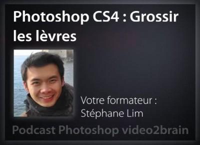 Grossir une lèvre sous Photoshop