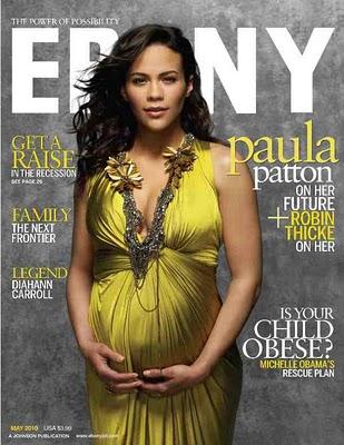 Paula Patton en couverture d'Ebony en mai, vient de donner naissance a un petit garçon