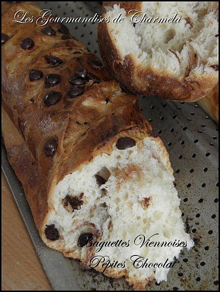 Baguettes Viennoises aux Pépites de Chocolat cuisine 2010 009