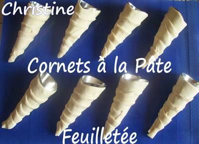 ~~ Cornets en pâte feuilletée ~~