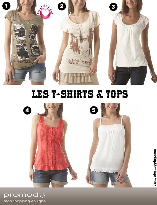 promod western tshirts