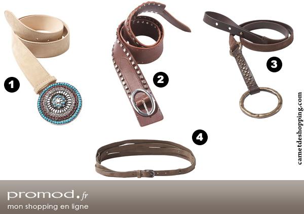 ceintures promod