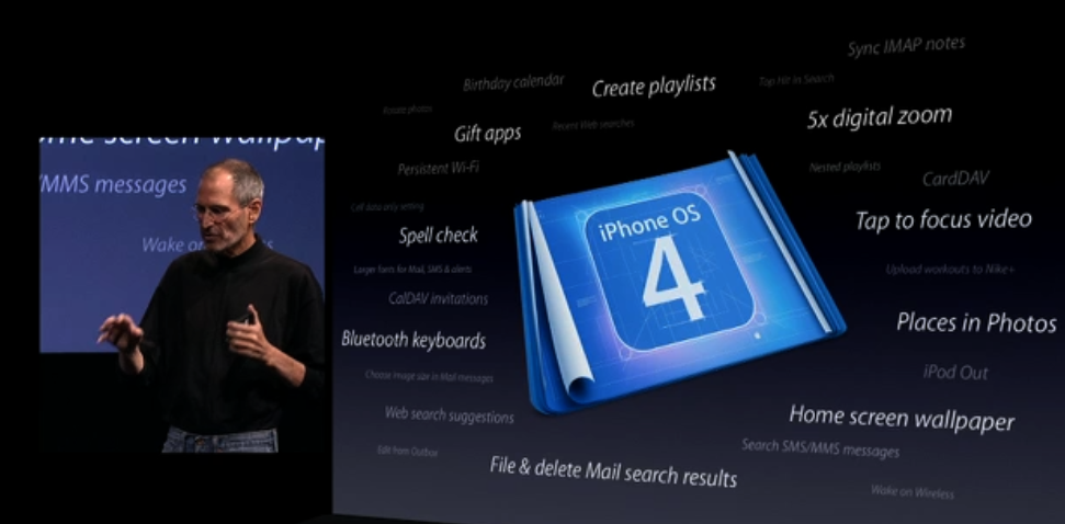 Keynote iPhone et iPad OS 4