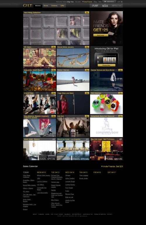 Les sites de vente privée aux US