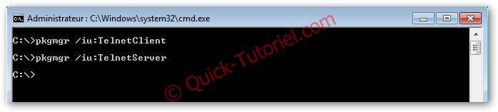 [Astuce] #183 Récupérer la commande Telnet sous Windows 7.