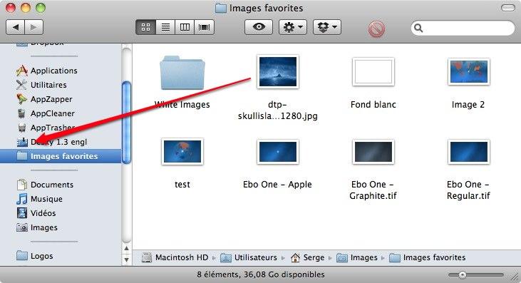 Cliquez sur l’image pour l’agrandir Pour changer rapidement le fond d'écran
