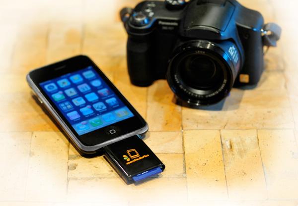 iPhone : Un lecteur de carte SD