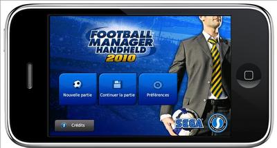 Football Manager 2010 disponible sur iPhone Football Manager 2010 disponible sur iPhone