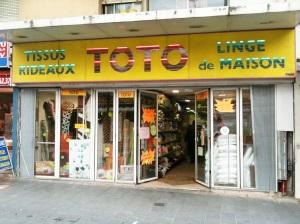 Tissus pas chers : Toto à Nice