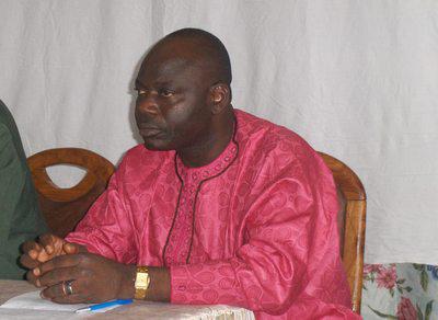 Soulé Alagbé, nouveau président consensuel de l'Association  nationale des communes du Bénin (ANCB). Photo (c) G.L.