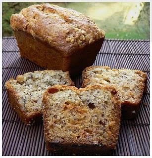 Pain aux bananes et crème sûre Pain aux bananes et crème sûre