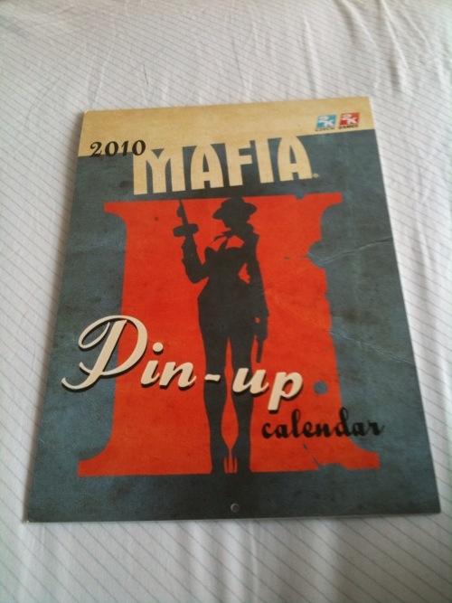 calendrier mafia II pin ups retro