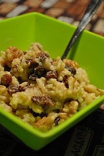 Pouding au riz à la Vanille et aux raisins Pouding au riz à la Vanille et aux raisins