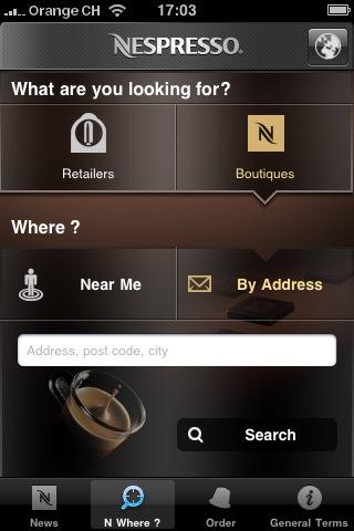 [News : Apps] Nespresso, passez vos commandes depuis votre Iphone !