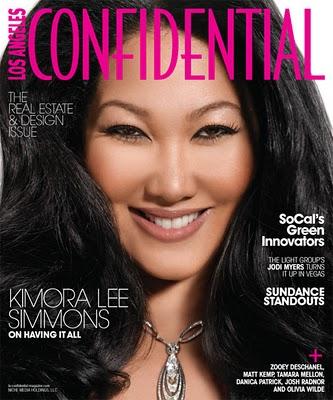 Kimora dans L.A Confidential mag (avril/mai)