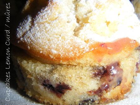 Cupcakes Mûre lemon curd DSCF4848