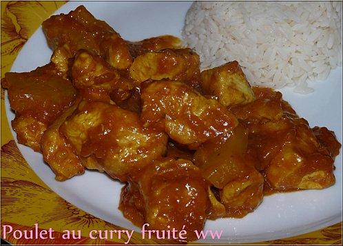 poulet au curry fruité (2)