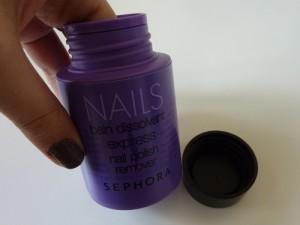 Bain Dissolvant Express - Sephora Test Bain Dissolvant Express de Sephora