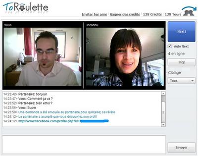 Avec ToRoulette, Facebook a son ChatRoulette Avec ToRoulette, Facebook a son ChatRoulette