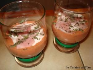 verrinejambon1 VERRINES DE JAMBON ET TOMATE EN SAUCE – de DelphineTika