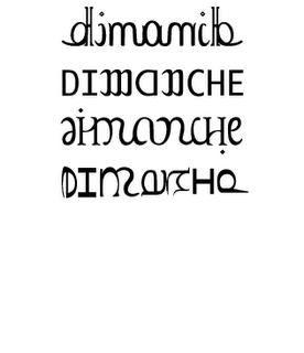 DIS MANCHE DIS MANCHE