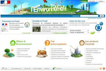 Toutsurlenvironnement.fr, le premier portail de l'information publique environnementale