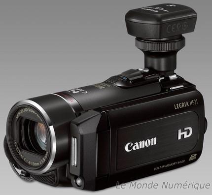 Suite des nouveautés Canon, 2 caméscopes Full HD, les Legria HF R16 et S21