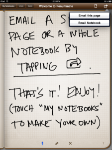 penultimateapp-3 Penultimate : une nouvelle app pour prendre des notes sur iPad