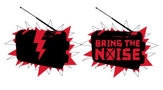 Bring The Noise : création du logo de l’émission OuïFM Bring The Noise : création du logo de l’émission OuïFM
