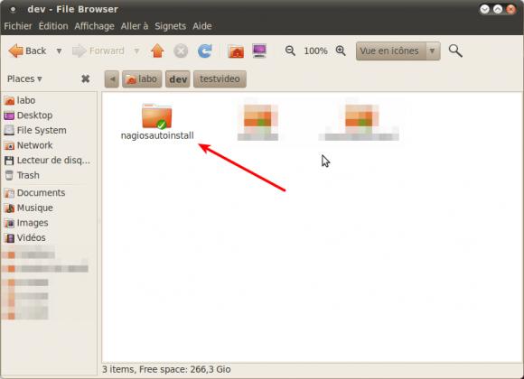 dev - File Browser_004 RabbitVCS, le TortoiseSVN pour Linux