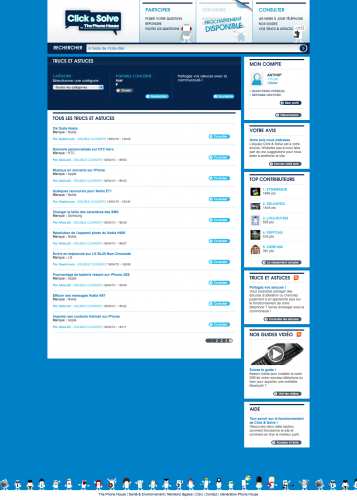 TA Lancement de Click & Solve, un site de SAV communautaire