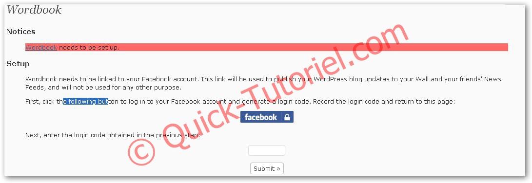 Facebokk_Wordpress_11 #186 Poster vos articles sur Facebook depuis Wordpress en 1 clic.